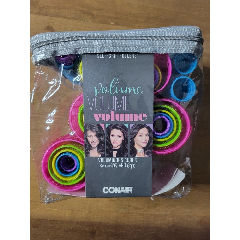 Conair Self Grip Hair Rollers Set  Assorted Colors for Curls and Volume